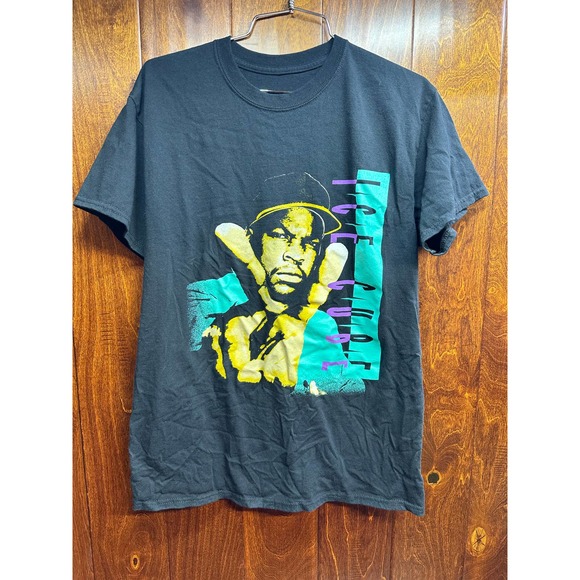 Men’s Medium Ice Cube Peace Sign Graphic Tee T-Shirt Gangsta Rapper NWA - Picture 2 of 6